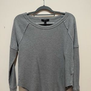 waffle knit long sleeve